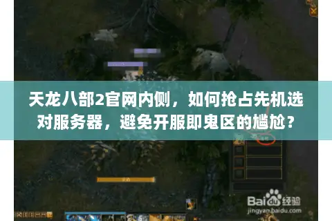 天龙八部2官网内侧，如何抢占先机选对服务器，避免开服即鬼区的尴尬？