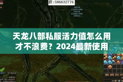 天龙八部私服活力值怎么用才不浪费？2024最新使用攻略揭秘