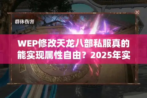 WEP修改天龙八部私服真的能实现属性自由？2025年实测揭秘