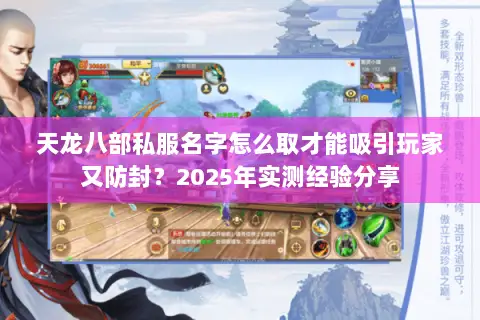 天龙八部私服名字怎么取才能吸引玩家又防封?2025年实测经验分享 天龙八部私服名字怎么取才能吸引玩家又防封?2025年实测经验分享
