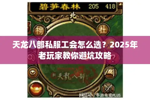 天龙八部私服工会怎么选？2025年老玩家教你避坑攻略