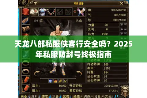 天龙八部私服侠客行安全吗？2025年私服防封号终极指南