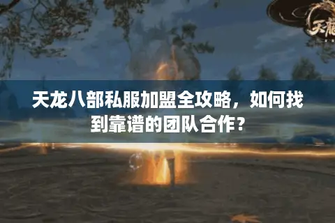 天龙八部私服加盟全攻略，如何找到靠谱的团队合作？