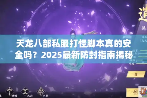天龙八部私服打怪脚本真的安全吗？2025最新防封指南揭秘