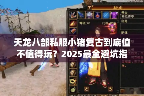 天龙八部私服小猪复古到底值不值得玩？2025最全避坑指南