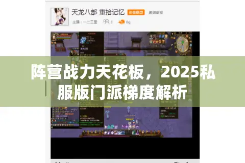 阵营战力天花板，2025私服版门派梯度解析