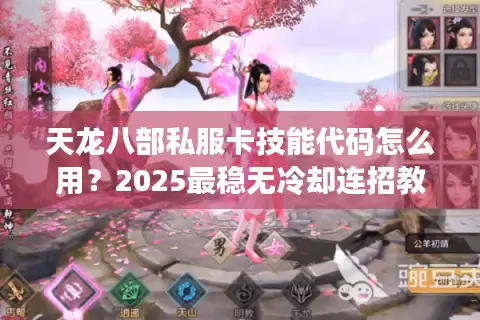 天龙八部私服卡技能代码怎么用？2025最稳无冷却连招教程
