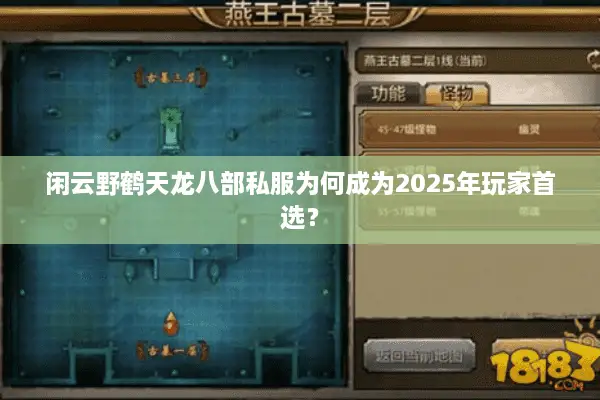 闲云野鹤天龙八部私服为何成为2025年玩家首选？