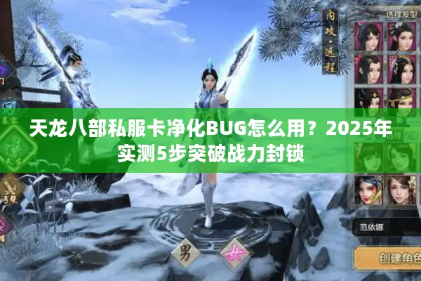天龙八部私服卡净化BUG怎么用？2025年实测5步突破战力封锁