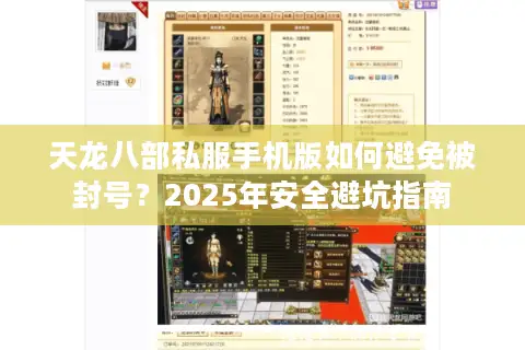 天龙八部私服手机版如何避免被封号？2025年安全避坑指南