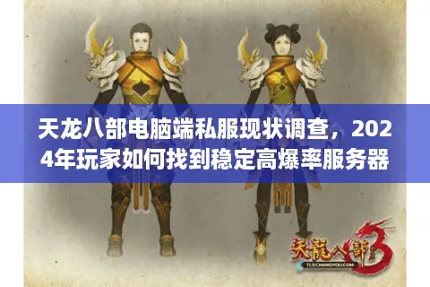天龙八部电脑端私服现状调查，2024年玩家如何找到稳定高爆率服务器？