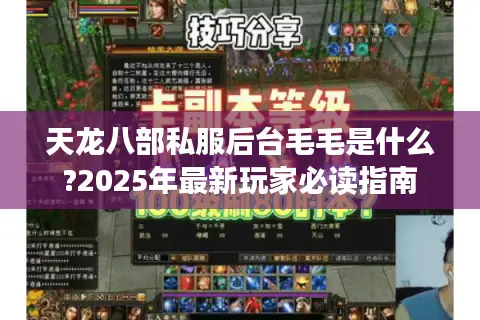 天龙八部私服后台毛毛是什么?2025年最新玩家必读指南 天龙八部私服后台毛毛是什么?2025年最新玩家必读指南