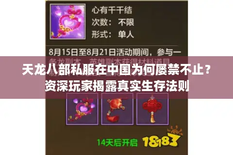天龙八部私服在中国为何屡禁不止？资深玩家揭露真实生存法则