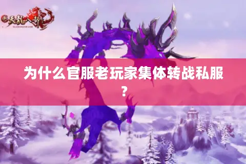 为什么官服老玩家集体转战私服？