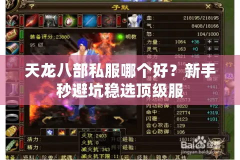 天龙八部私服哪个好？新手秒避坑稳选顶级服