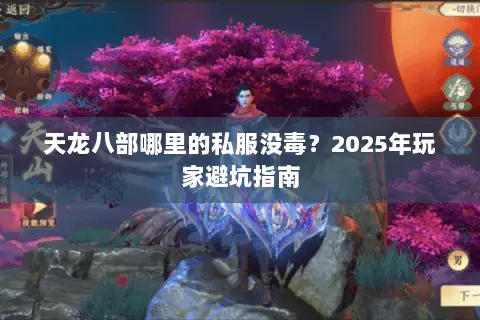 天龙八部哪里的私服没毒?2025年玩家避坑指南 天龙八部哪里的私服没毒?2025年玩家避坑指南