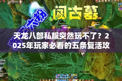 天龙八部私服突然玩不了？2025年玩家必看的五条复活攻略