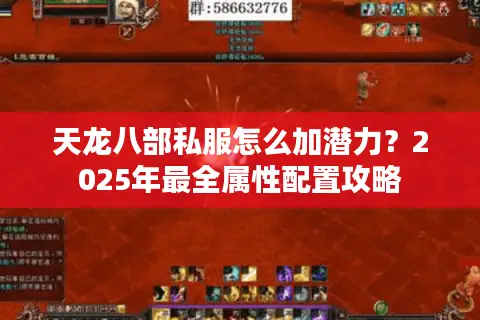 天龙八部私服怎么加潜力?2025年最全属性配置攻略 天龙八部私服怎么加潜力?2025年最全属性配置攻略