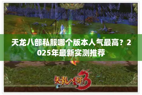 天龙八部私服哪个版本人气最高？2025年最新实测推荐